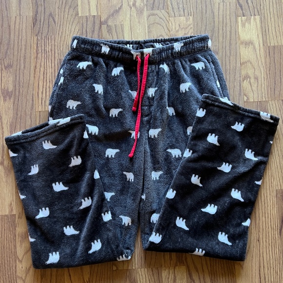 Coca Cola Polar Bear Unisex Fleece Pants - Picture 3 of 13